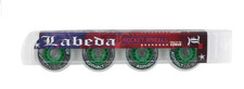 Labeda Asphalt Grip 83A Roller Hockey Wheel - White - 4 Pack 80MM