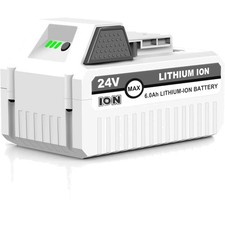 6.0Ah Lithium-Ion Replacement Battery for Sun Joe Snow Joe Power Tools