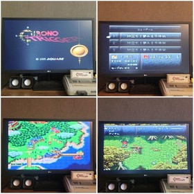 Nintendo Super Famicom Chrono Trigger Final Fantasy IV V VI Set Japan SFC Tested