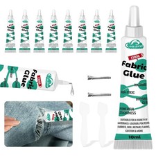 Permanent Fabric Glue Washable Clear Super Strong Adhesive for Clothes Leather