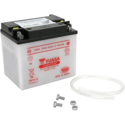 Yuasa YuMicron Battery YB7C-A #YUAM227CY for Yamaha TW200/BW200E Big Wheel