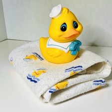 1987 Rubber Duck And Receiving Blanket Same Age