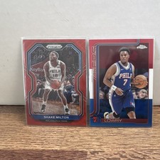Panini Topps NBA Lot 2x Basketball Cards (Milton, Lowry) Philadelphia 76ers