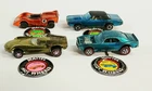 Lot of  4 Vintage Redline Hot Wheels. Heavy Chevy, T Bird, McClaren, Turbofire