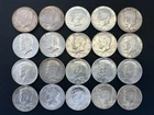 20 Silver Kennedy half dollars ($10 face)