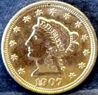 New Listing1907 2 1/2 dollar Liberty head GOLD coin