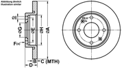 Ate Bremsscheiben Ø247Mm + BremsbelÄGe Vorne FÜR Peugeot 206 2A/100 206+