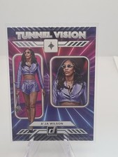 2025 Panini Donruss WNBA - AJa Wilson Tunnel Vision #13 Las Vegas Aces