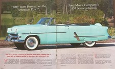 1953 Ford Mercury Lincoln 50th Anniv 14 Pg Review 1953 Ford Mercury Lincoln 50th Anniv 14 Pg Review