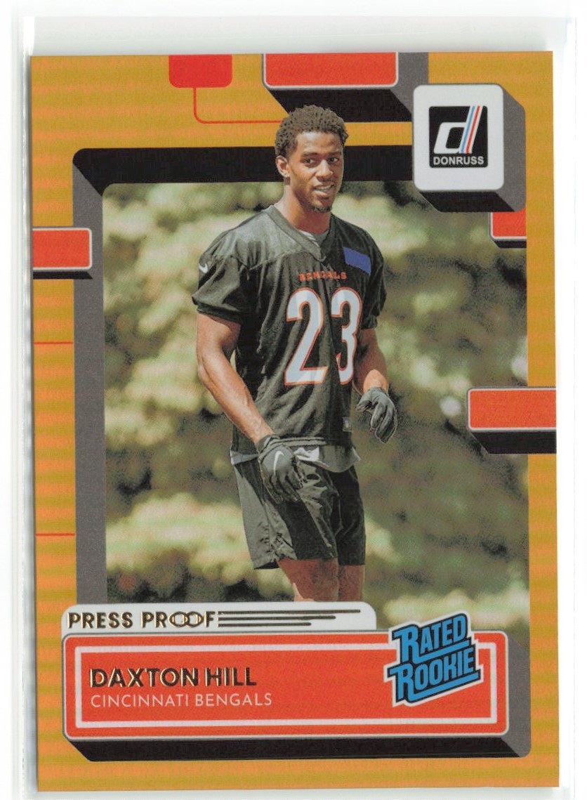 Daxton Hill Panini Donruss #362 Press Proof Premium