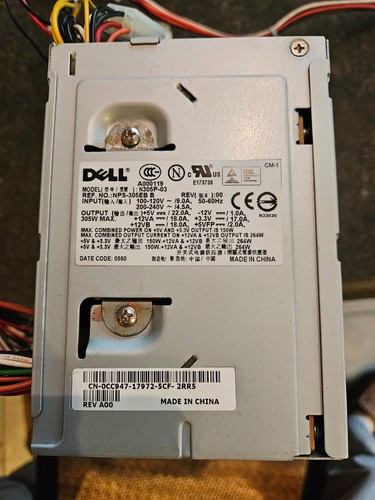 Fuentes de Alimentación corriente DELL L305P-03 255W Max - 18.0A/16.0A