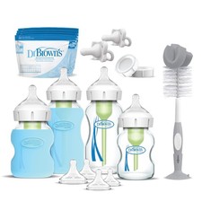 Dr. Brown's Anti-Colic Options Wide-Neck Glass 20 Piece Set, Starter Set