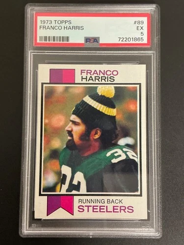 1973 Topps #89 Franco Harris RC PSA 5 EX 865