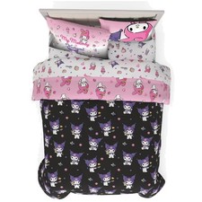 Kuromi My Melody Reversible Bedding Ensemble
