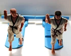 AURORA KAR-A-A-ATE MEN 1975 KARATE MEN FIGURES AND CONTROLLERS nice set