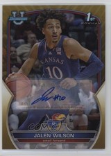 2022-23 Bowman U Chrome Prospect Gold Refractor /50 Jalen Wilson #67 Auto 03xg