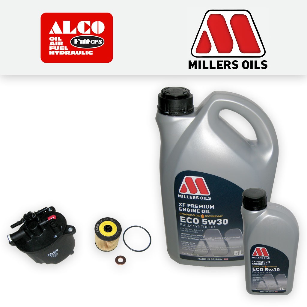 SERVICE KIT for LAND ROVER FREELANDER 2 ED4 SD4 TD4 -DPF OIL FUEL FILTER +XF OIL
