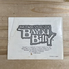NES Spiel &bull; The Adventures of Bayou Billy &bull; Mit OVP + Anleitung &bull; Nintendo #B15