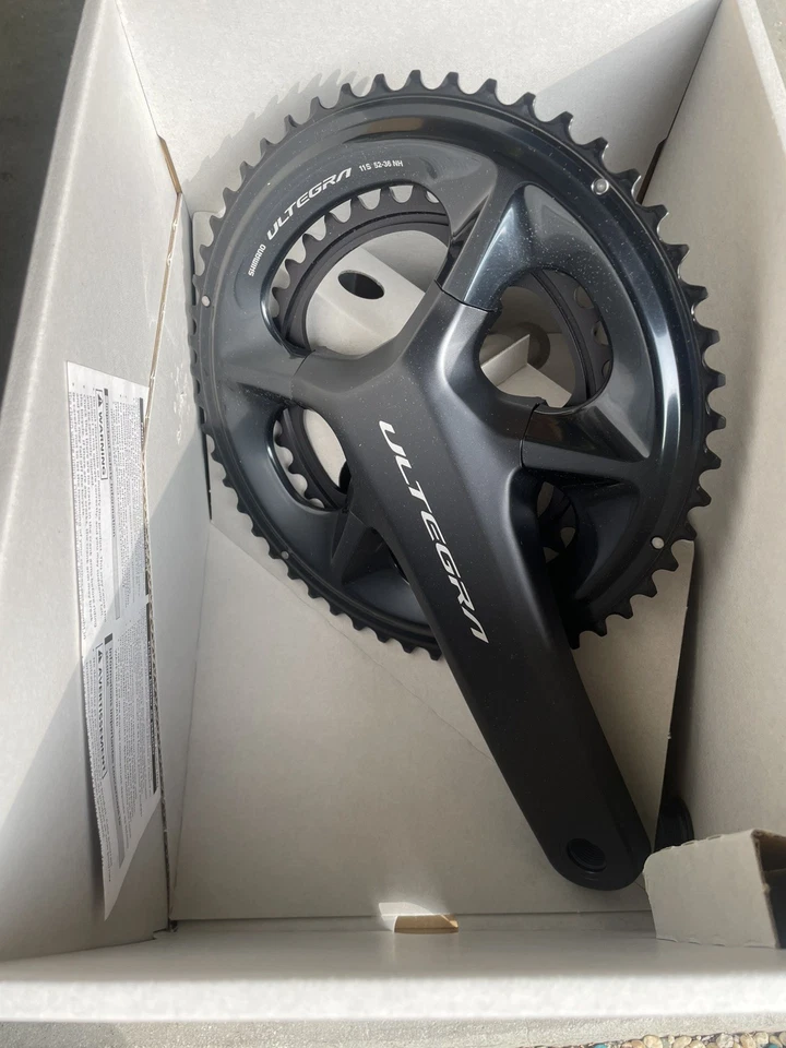 Juego de bielas Shimano Ultegra FC-08 TOTALMENTE NUEVAS - 172,5 mm, 11 velocidades, 52/36 t  Foto 4 de 4