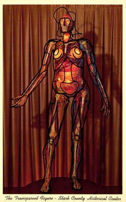 The Transparent Figure Stark County Historical Center Canton Ohio Postcard