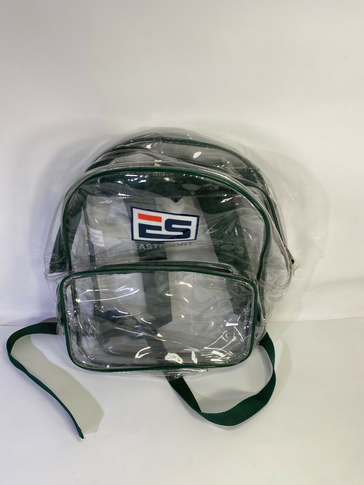 Eastsport Multi-Purpose Clear PVC Backpack with F… - image 1