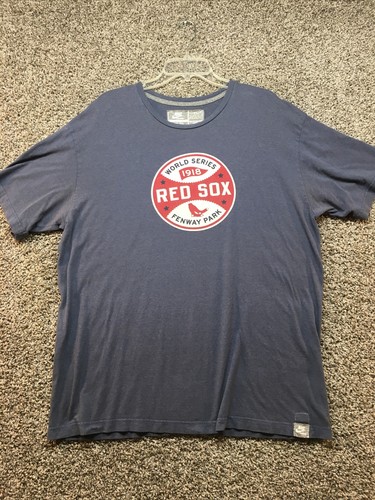 1918 Fenway Park Mens XL Tee Shirt Blue 