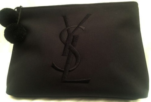 SAINT LAURENT Pochette 100% AUTENTICA Edizione Limitata YSL COUTURE BEAUTY MAKEUP Firma POM BAG