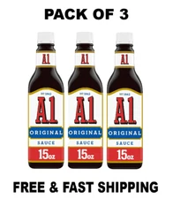 A.1. Original Sauce, 15 oz. Bottle PACK OF 3