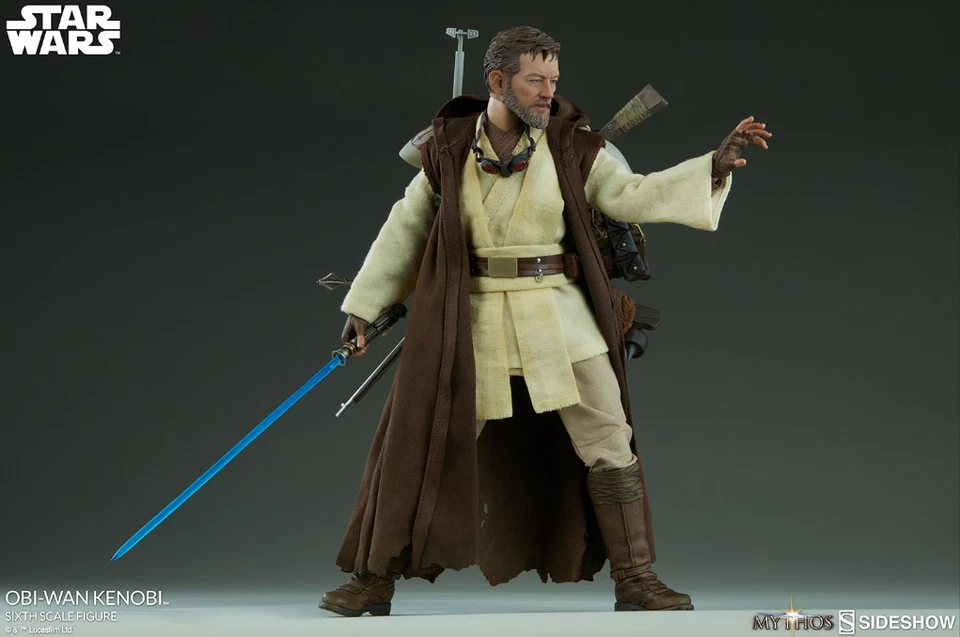 Figura Sideshow 1/6 Star Wars Mythos Obi-Wan Kenobi Sin usar, en caja sellada Foto 2 de 4