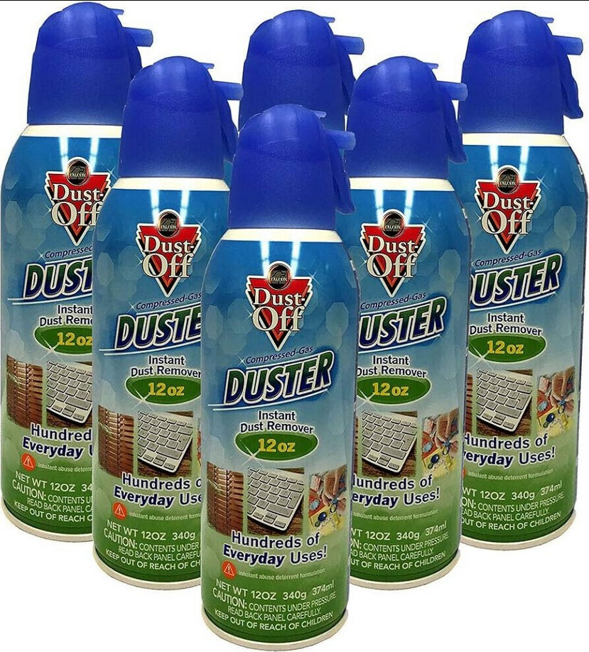 Duster Falcon Dust-Off Compressed Air Duster Canned Electronics Cleaner 12oz