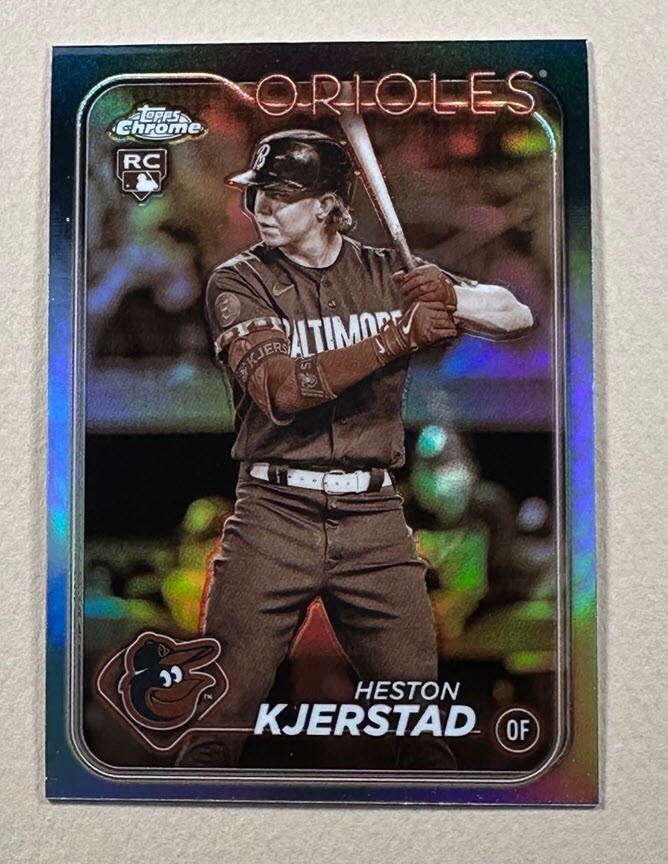 Heston Kjerstad - 2024 Topps Chrome - Rookie #142 - Sepia Refractor - Orioles