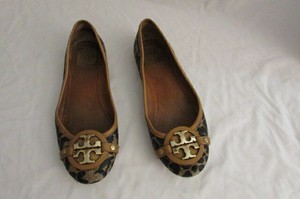 animal print tory burch flats