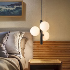 Bedroom Glass Pendant Light Ceiling Lamps Kitchen Lamp Home Chandelier Lighting