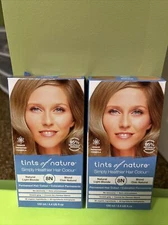 X 2 Tints of Nature Natural Permanent Hair Color, 8N Natural Light Blond 4.4oz