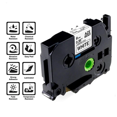 Label Tape fit Brother TZe-231 TZ-334 White 12mm 0.47 inch P-Touch PT-1000 H101C - Foto 2 di 760