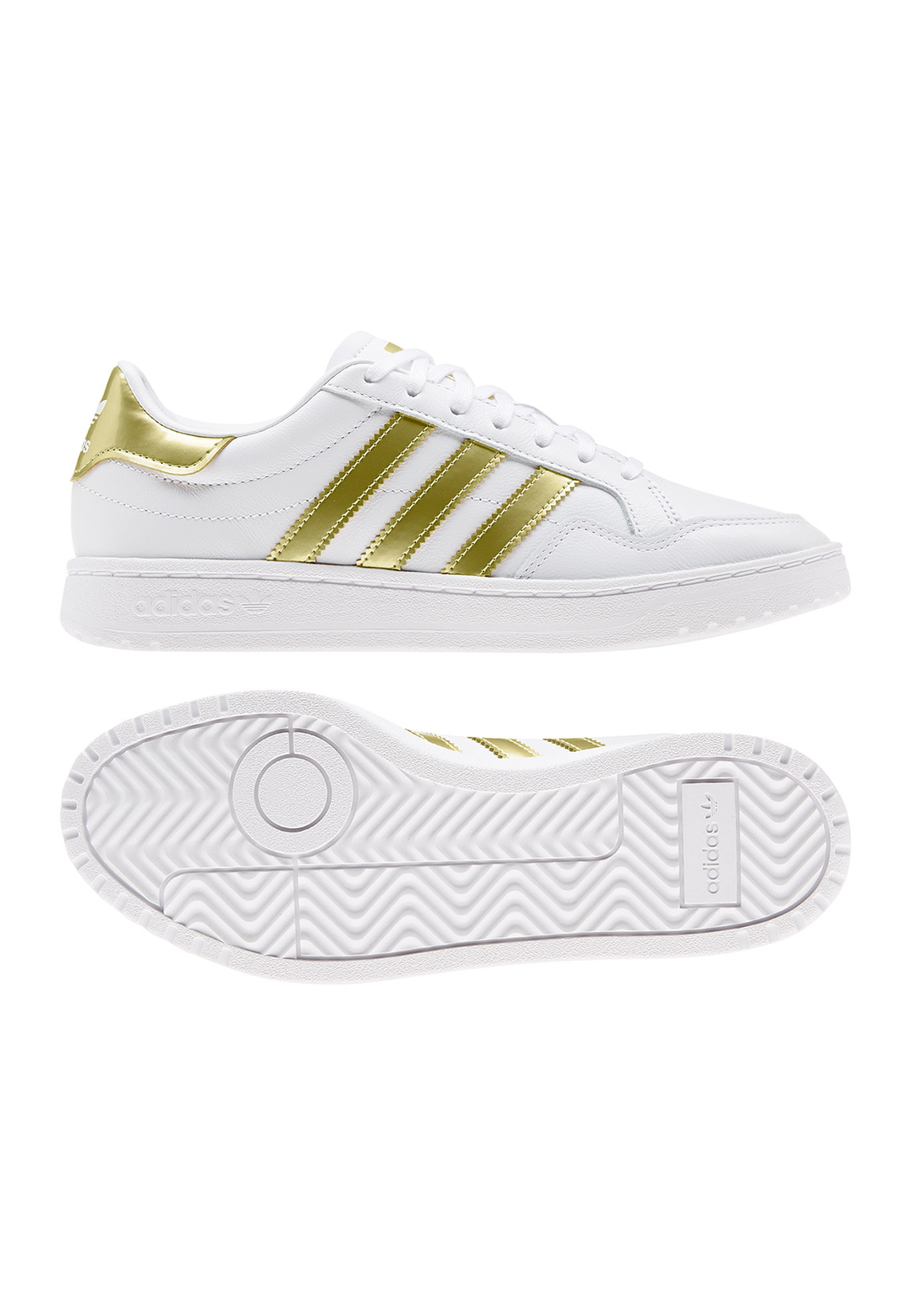 adidas sneaker weiß gold