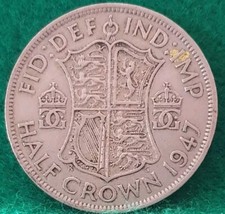 1947 George VI Half Crown Coin