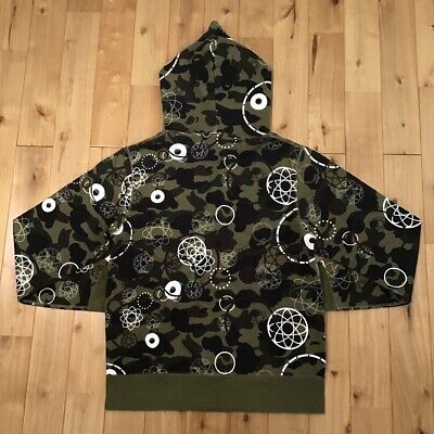 BAPE × futura 1st camo green full zip hoodie BAPE camo A BAPE × futura 1st camo green full zip hoodie BAPE camo A