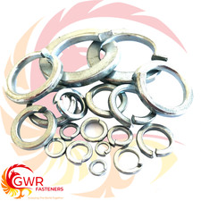 M7 / 7mm METRIC SQUARE SECTION SPRING WASHERS - BRIGHT ZINC PLATED DIN 7980
