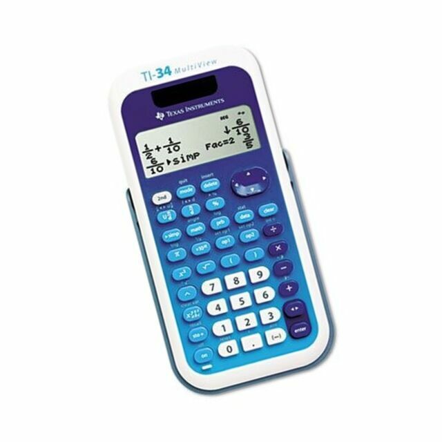Texas Instruments TI-34 MultiView Scientific Calculator for sale online