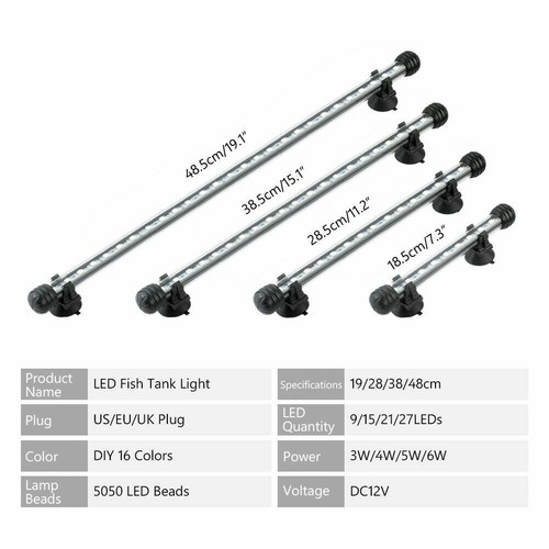 Submersible LED Aquarium/Pond Light eBay