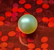 Classic Tie Tack Tie Pin Tie Stay Gold Tone w/ Pearl &  Chain ~1824z