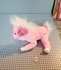 Ty Beanie Babies Pinkys Frilly the Pink Horse Mint wTags