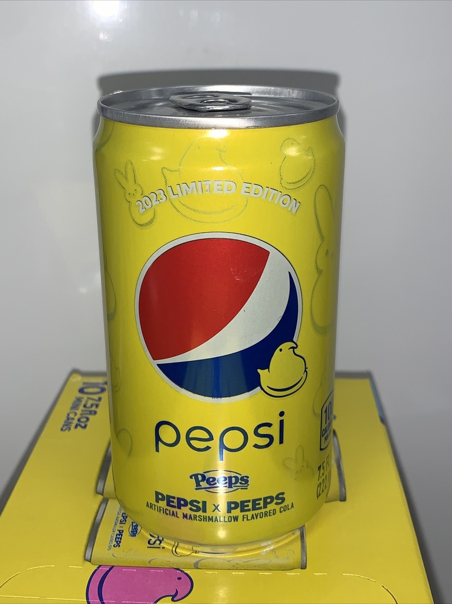 PEPSI PEEPS LIMITED EDITION Mini Can of Peeps Flavored Pepsi RARE