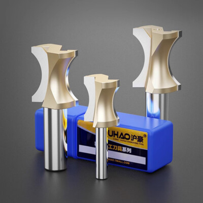 1/4''1/2''Shank Flat Bottom Arc Knife Engraving Machine Woodworking Milling Cutter
