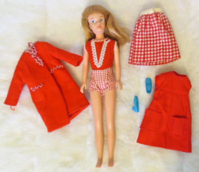 Vintage Uneeda Skipper  Clone Doll with Outfits