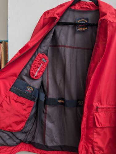 Paul & Shark Yachting Men's Red Typhoon 20000 Jacket/Coat Windbreaker - Picture 2 of 11