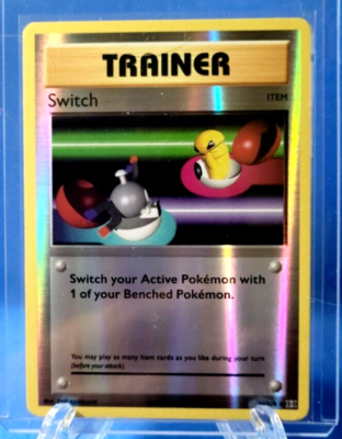 SWITCH 2016 Collectible Foil Pokemon *Trainer Item* Trading Card SWITCH 2016 Collectible Foil Pokemon *Trainer Item* Trading Card