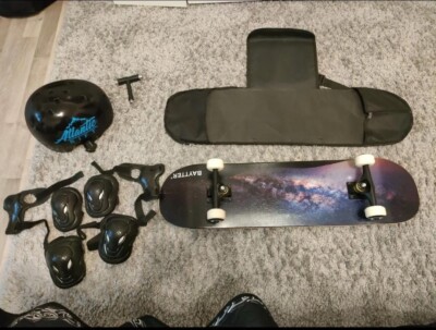 Skateboard Baytter mit Sicherheitsausrüstungen Sicherheitszubehör