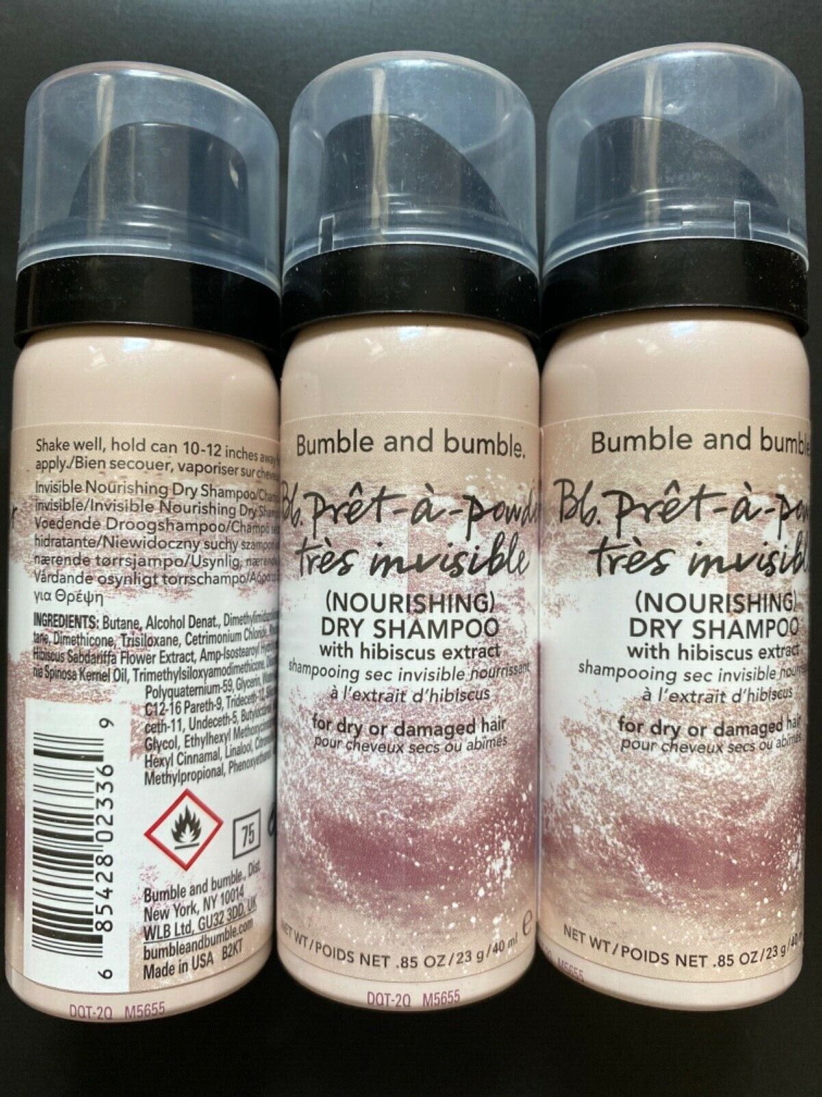 3bottles NEW Weekly update Bumble and Super popular specialty store Pret A Powder .85 Shampoo Dry oz each bottle